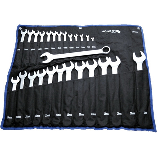 Picture of Kombinētu uzgriežņu atslēgu komplekts Hogert HT1W496-1; 6-32 mm; 26 gab.