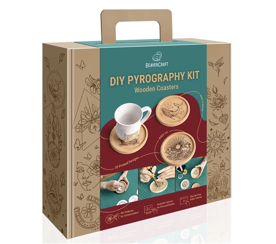 Picture of Komplekts BeaverCraft DIY-P-COASTERS
