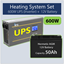 Picture of Komplekts:  Profesionāls Invertors UPS apkures sistēmai 600W + 12V 55Ah akum.
