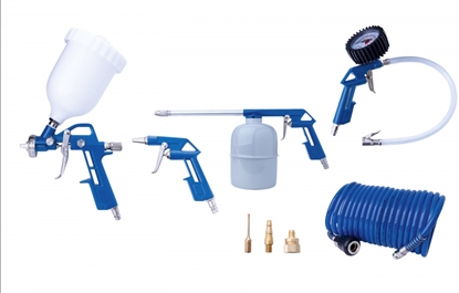 Изображение Kompresora piederumu komplekts, 5 gab. Scheppach 7906100742