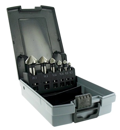 Изображение Konusveida padziļinātāju komplekts metālam Tivoly 10331670005; 6,3-20,5 mm; 6 gab.