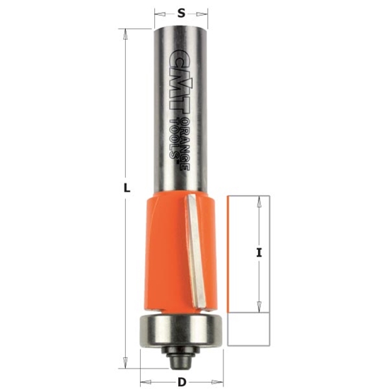 Изображение Kopējošā frēze CMT; S=12 mm; D=19 mm; ar lodīšgultni