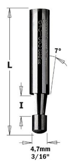 Изображение Kopējošā frēze CMT; S=6 mm; D=4,5/6''