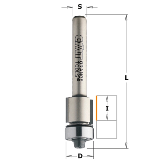 Изображение Kopējošā frēze CMT; S=8 mm; D=12,7 mm