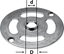 Изображение Kopēšanas gredzens Festool KR-D 13,8/OF 900