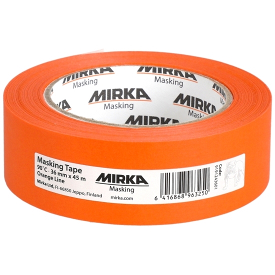 Изображение Krāsošanas lente (maskēšanai) Mirka 9191243601; 36 mm; 45 m