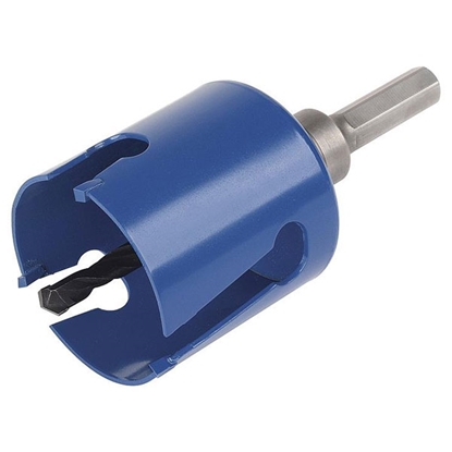 Attēls no Kroņurbis ar kātu un centrēšanas urbi Wolfcraft HM/CT; 25x60 mm