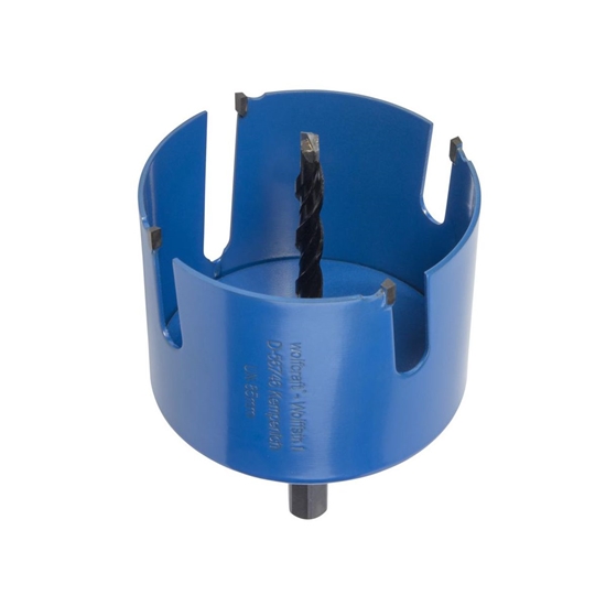 Picture of Kroņurbis ar kātu un centrēšanas urbi Wolfcraft HM/CT; 68x60 mm