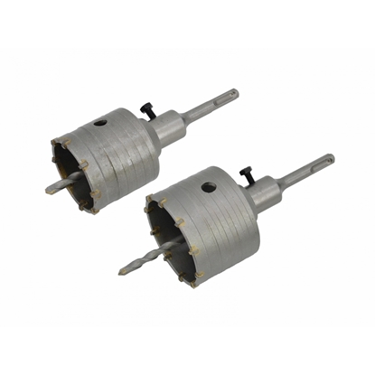 Изображение Kroņurbju komplekts AWTools AW43435; SDS-Plus; TCT; 65-80x100; 2 gab.