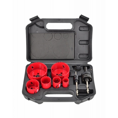 Изображение Kroņurbju komplekts AWTools AW49660; Bi-metal; 22-73 mm; 8 gab.