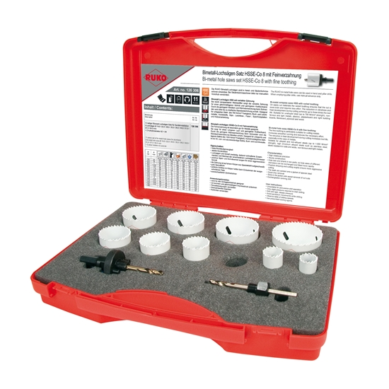 Изображение Kroņurbju komplekts RUKO 126306; 19-64 mm; 11 gab.