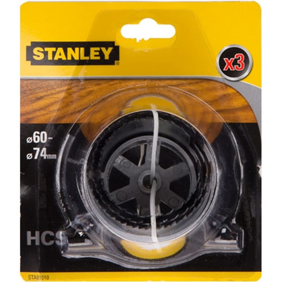 Изображение Kroņurbju komplekts Stanley STA81010-XJ; 60/67/74 mm; 3 gab.