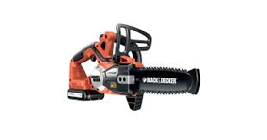 Picture of Ķēdes zāģis Black&Decker GKC1820L20-QW; 18V; 1x2,0 Ah; 20 cm lenta