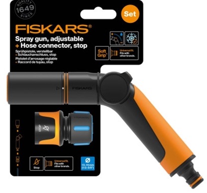 Изображение Laistīšanas pistole Fiskars 1065493; STOP; 1/2''-5/8''