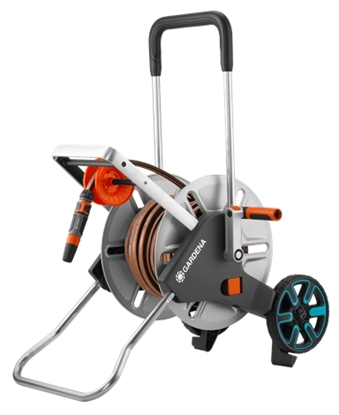 Picture of Laistīšanas šļaukas ratiņi Gardena AquaRoll M Easy; ar piederumiem