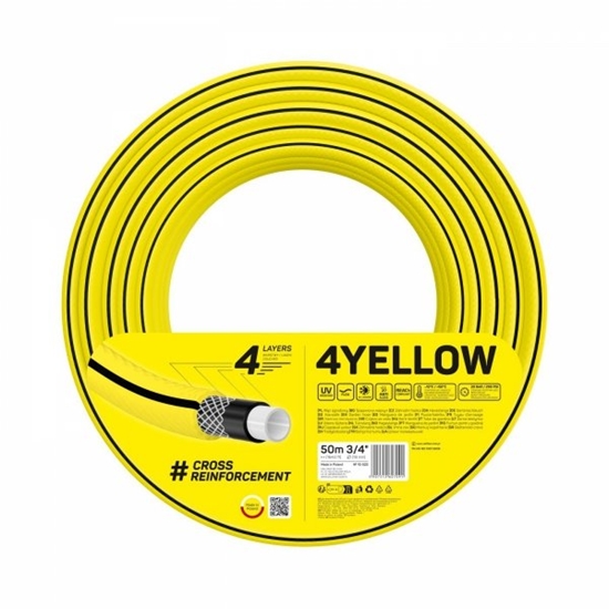 Изображение Laistīšanas šļūtene Cellfast YELLOW 10-522; 50 m; 3/4''