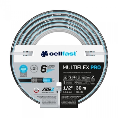 Attēls no Laistīšanas šļūtene Cellfast MULTIFLEX PRO ATS2; 30 m; 1/2''