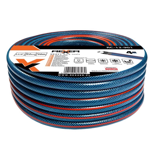 Picture of Laistīšanas šļūtene Rexxer RC-13-901; 30 m; 1/2''