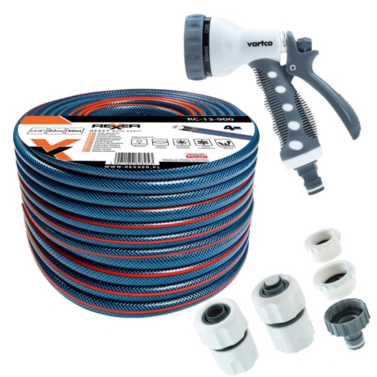 Picture of Laistīšanas šļūtene Rexxer RC-13-922; 50 m; 1/2'' + piederumi