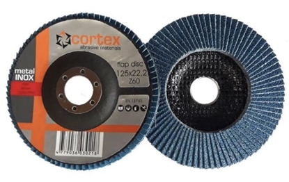 Picture of Lāpstveida slīpēšanas disks Cortex 14011; 125x22,2 mm; P60