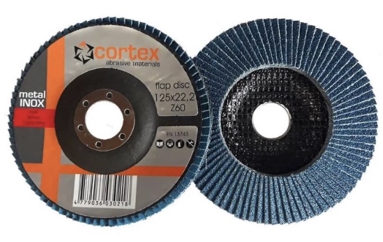 Picture of Lāpstveida slīpēšanas disks Cortex 14011; 125x22,2 mm; P60