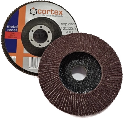 Picture of Lāpstveida slīpēšanas disks Cortex 30912; 125x22,2 mm; P100