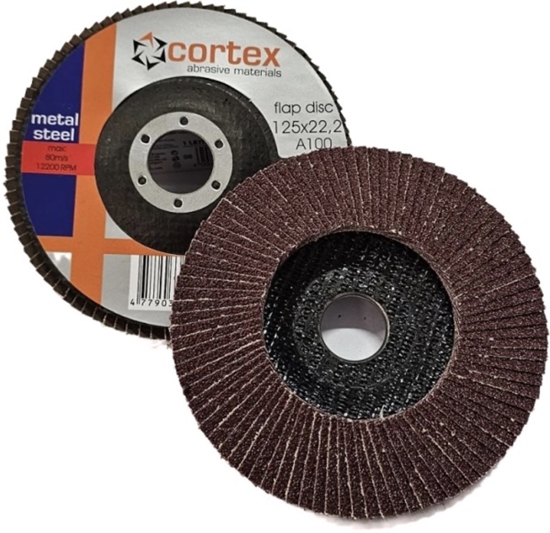 Picture of Lāpstveida slīpēšanas disks Cortex 30912; 125x22,2 mm; P100