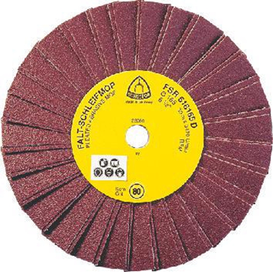 Picture of Lāpstveida slīpēšanas disks Klingspor 26033; 165x14 mm; G220; 10 gab.