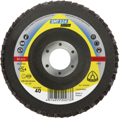 Picture of Lāpstveida slīpēšanas disks Klingspor 321649; 115x22,23 mm; G80; 10 gab.