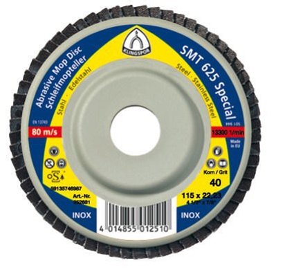 Picture of Lāpstveida slīpēšanas disks Klingspor 321676; 180x22,23 mm; G60; 5 gab.