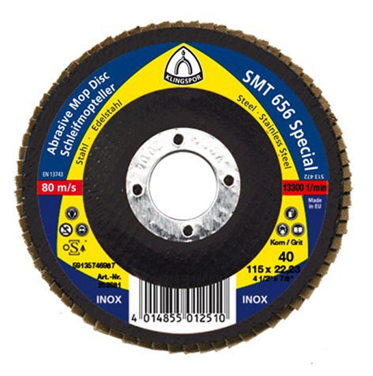 Picture of Lāpstveida slīpēšanas disks Klingspor 321705; 180x22,23 mm; G40; 10 gab.