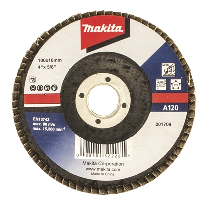 Изображение Lāpstveida slīpēšanas disks Makita Economy; 125 mm; Z120