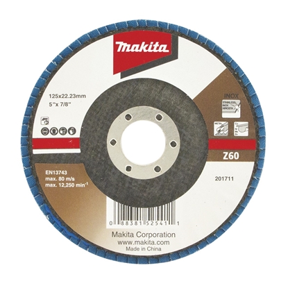 Изображение Lāpstveida slīpēšanas disks Makita Economy; 125 mm; Z60
