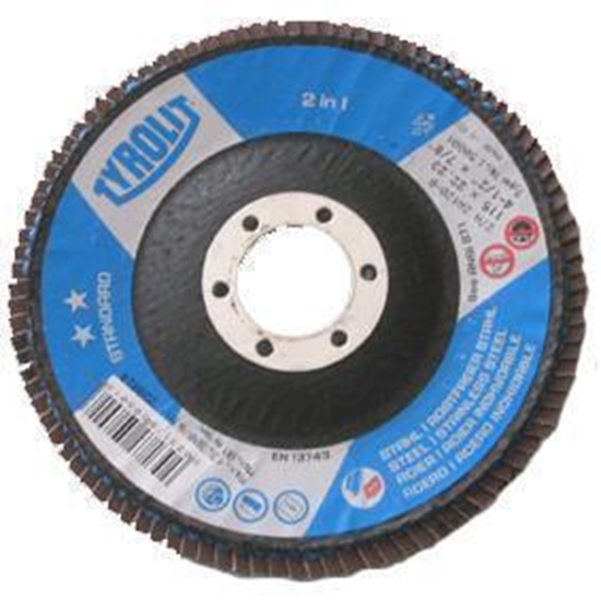 Picture of Lāpstveida slīpēšanas disks Tyrolit; 125 mm; 1 gab.