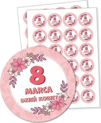 Picture of LearnHow Naklejki Dzie Kobiet - 8 Marca 48 szt.