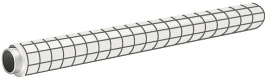 Picture of Leitz EasyFlip® Foil Squared, Black, White, 600 mm, 20000 mm