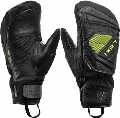 Picture of LEKI RKAWICE WCR C-Tech 3D Mitt black-lemon 9.5