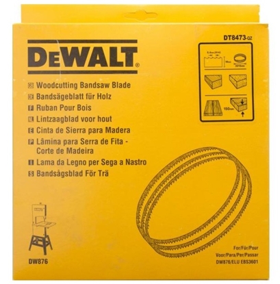 Изображение Lentzāģa griešanas lente DeWalt DT8473-QZ; 2215x16x0,6 mm; 4 TPI; 3 gab.