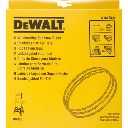 Изображение Lentzāģa griešanas lente DeWalt; 2215x10x0,4 mm; 6 TPI; 1 gab.