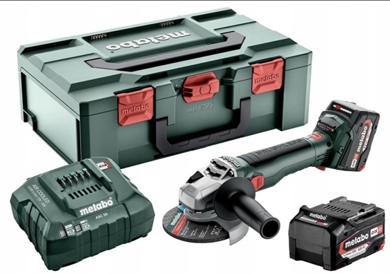 Picture of Leņķa slīpmašīna Metabo W 18 LT BL 11-125; 18 V; 2x4,0 Ah akum.