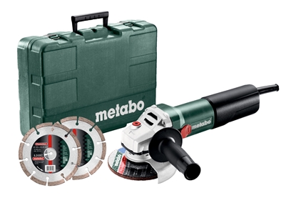 Picture of Leņķa slīpmašīna Metabo WQ 1100-125 Set + piederumi