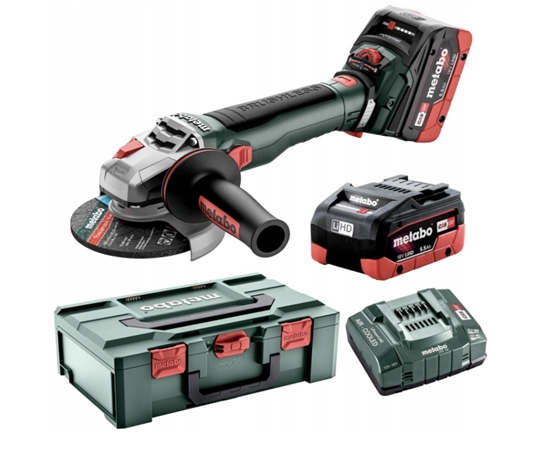 Picture of Leņķa slīpmašīna Metabo WVB 18 LT BL 11-125 Quick; 18 V; 2x5,5 Ah akum.