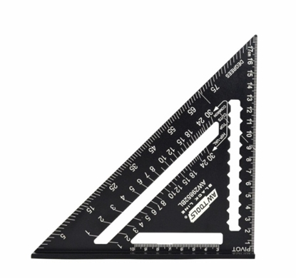 Attēls no AWTools AWTOOLS KTOWNIK STOLARSKI ALUMINIOWY  7" BLACK LINE