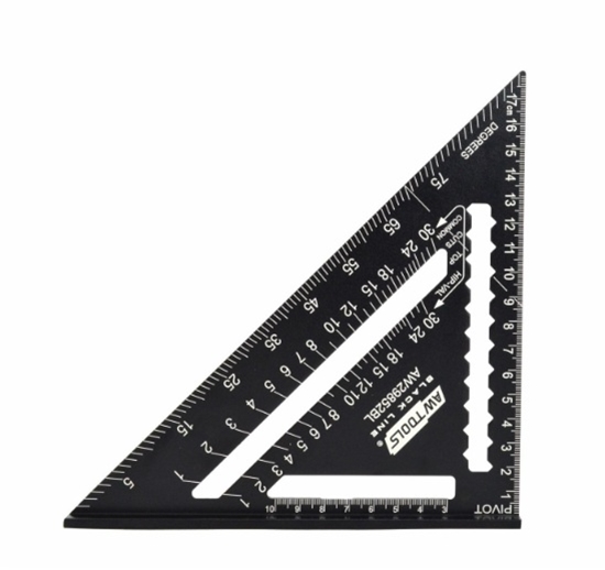 Picture of AWTools AWTOOLS KTOWNIK STOLARSKI ALUMINIOWY  7" BLACK LINE