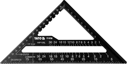 Attēls no Leņķmērs Yato YT-70786; 180 mm; alumīnija