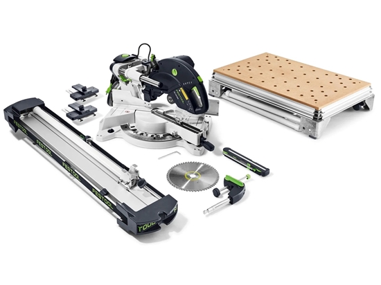 Изображение Leņķzāģis Festool KAPEX KS 120 REB-Set-MFT