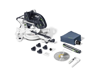 Изображение Leņķzāģis Festool KSC 60 EB-Basic KAPEX; 2x18 V (bez akumulatora un lādētāja)