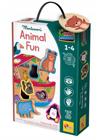 Изображение LISCIANI MONTESSORI BABY WOOD ANIMAL FUN