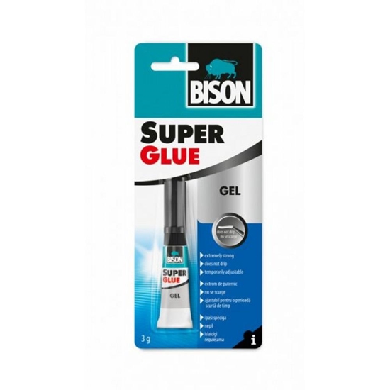 Изображение Līme Bison 1590263 Super Glue Gel; 3 g