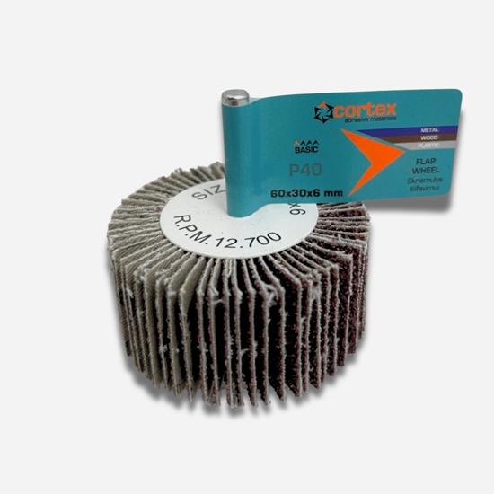 Picture of Loksnīšu slīpēšanas disks Cortex Basic 33857; 60x30x6; P40